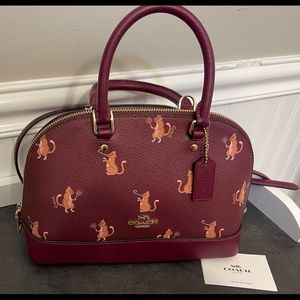 Coach Satchel with Handles and Strap